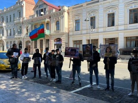 Tbilisidə Ermənistanın hərbi cinayətlərinə qarşı silsilə aksiyalar keçirilib