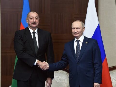 İlham Əliyevin Astanada Vladimir Putinlə görüşü baş tutub