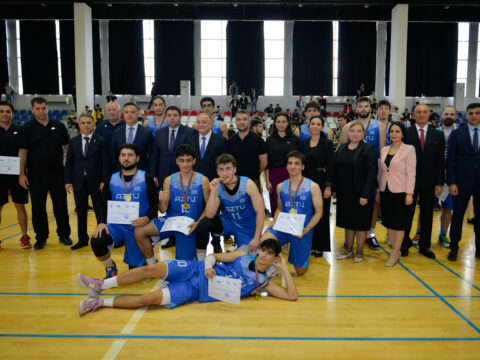 AzTU komandası basketbol üzrə turnirin qalibi olub