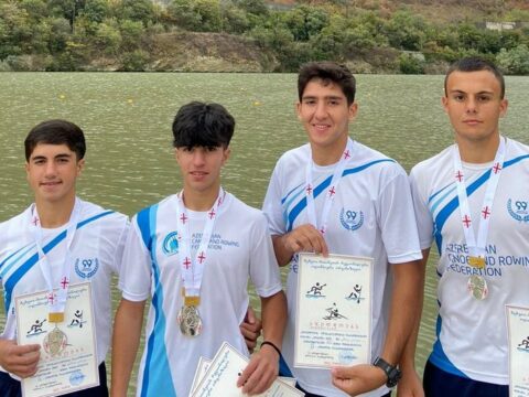 Azərbaycan avarçəkənləri Gürcüstanda 4 medal qazandı