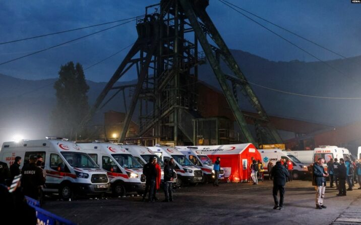 Partlayış baş verən mədəndə işlər dayandırıldı