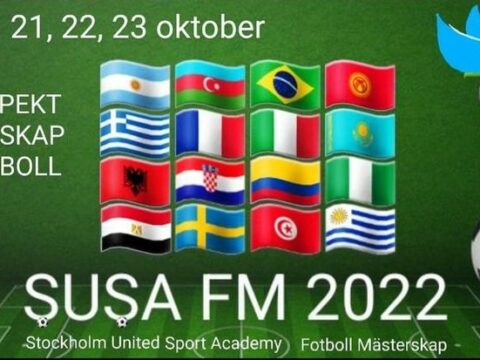 Stokholmda təşkil olunacaq “Şuşa” beynəlxalq minifutbol turnirinin püşkü atılıb