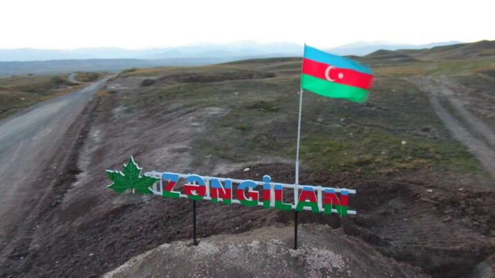 Zəngilanda ilk yaşayış binası və məktəbin təməli qoyuldu