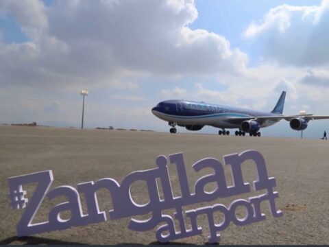 Türkiyə səfiri Zəngilan aeroportundan FOTOLAR paylaşdı