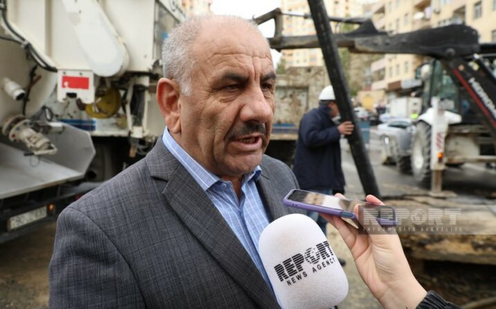 “Yasamaldakı qəzaya görə Bakının heç bir yerində su kəsilməyib”
