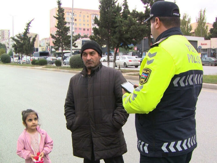 Piyadalar və onlara yol verməyən sürücülər cərimələndi