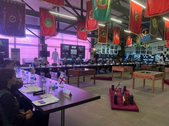 Milli Müdafiə Universitetinin rəhbər heyəti Gürcüstanda elmi-praktik konfransda iştirak edib