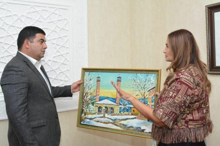 Qənirə Paşayeva Buxara şəhər Hakimi ilə görüşüb