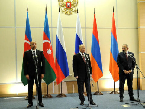 Soçidə Azərbaycan, Rusiya və Ermənistan liderlərinin üçtərəfli görüşü başlayıb