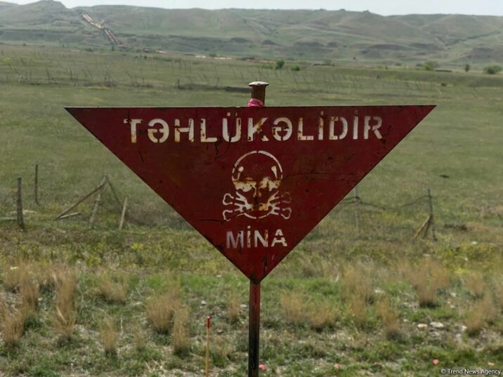 Ötən ay azad edilən ərazilərdə 1834 mina aşkarlanıb