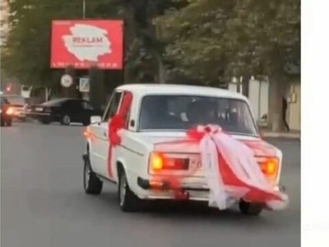 Ağcabədidə toy karvanında avtoxuliqanlıq edən sürücü cərimələndi