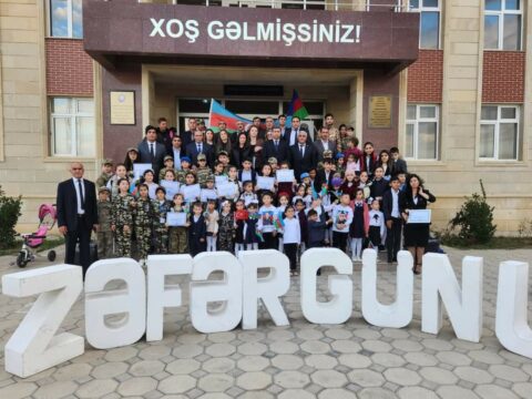 YAP Kəlbəcər rayon təşkilatı Zəfər və Bayraq günlərini qeyd edib