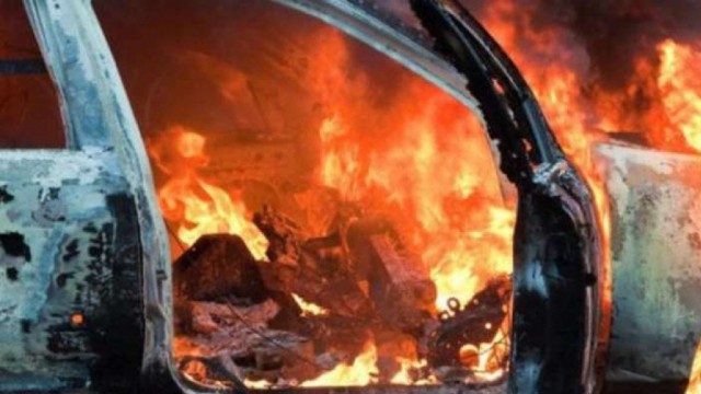 Bakıda "BMW" aşaraq YANDI