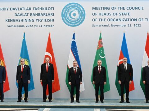 Səmərqənddə liderlərin şərəfinə rəsmi qəbul təşkil olunub