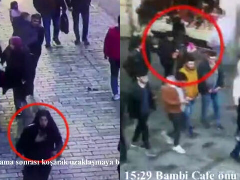 İstanbuldakı terrorla bağlı yeni görüntülər