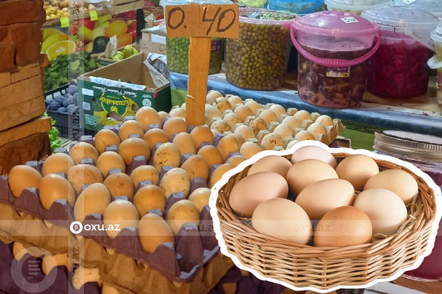 Azərbaycanda yumurta BAHALAŞDI – FOTO