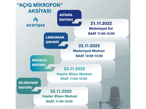 “Açıq mikrofon” bu dəfə bir şəhər və üç rayonda
