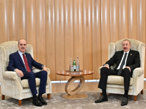 İlham Əliyev Ərdoğanın müavinini qəbul etdi