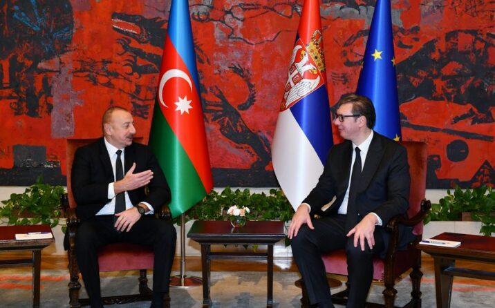 Azərbaycan və Serbiya prezidentləri mətbuata bəyanatlarla çıxış edirlər