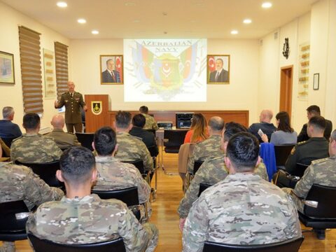 NATO-nun nümayəndə heyəti Hərbi Dəniz Qüvvələrində olub
