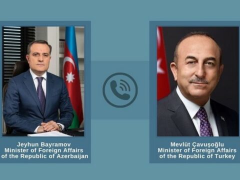Ceyhun Bayramov Çavuşoğlu ilə telefonla DANIŞDI 