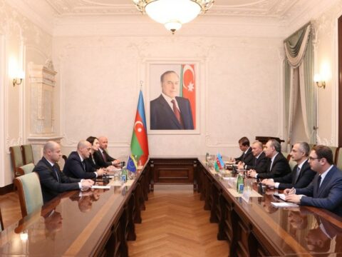 Kamran Əliyev Litvanın Xüsusi İstintaq Xidmətinin rəhbəri ilə görüşüb