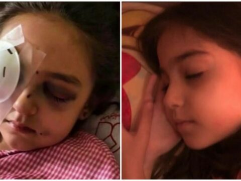 İranda hərbi-polis qüvvələri eyvanda oynayan uşağa atəş açıb, 6 yaşlı qız gözünü itirib