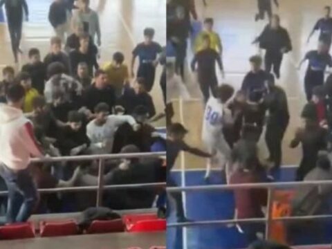 Tələbələrin kütləvi davasına görə 5 nəfər həbs edildi 
