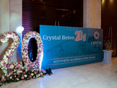“Crystal Beton” 20 illik yubileyini qeyd edib