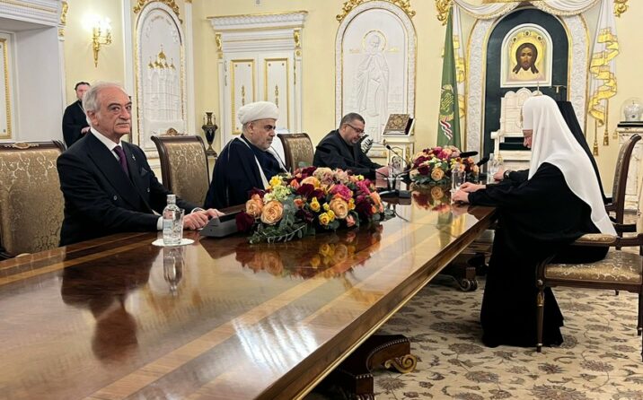 Şeyx Patriarx Kirillə görüşdü 
