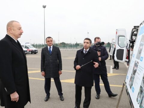 Azad olunmuş ərazilərdəki xəstəxanalar təcili tibbi yardım avtomobilləri ilə təmin ediləcək