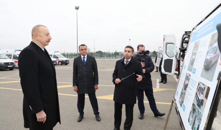 Azad olunmuş ərazilərdəki xəstəxanalar təcili tibbi yardım avtomobilləri ilə təmin ediləcək