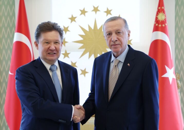 “Qazprom” rəhbəri Ərdoğanla “qaz qovşağı”nı müzakirə etdi