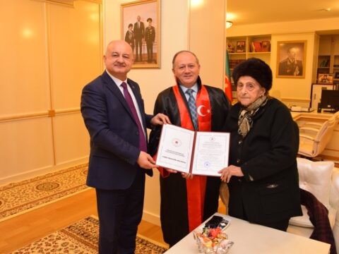 Polkovnik Cəlil Xəlilova “Fəxri professor” adı verilib