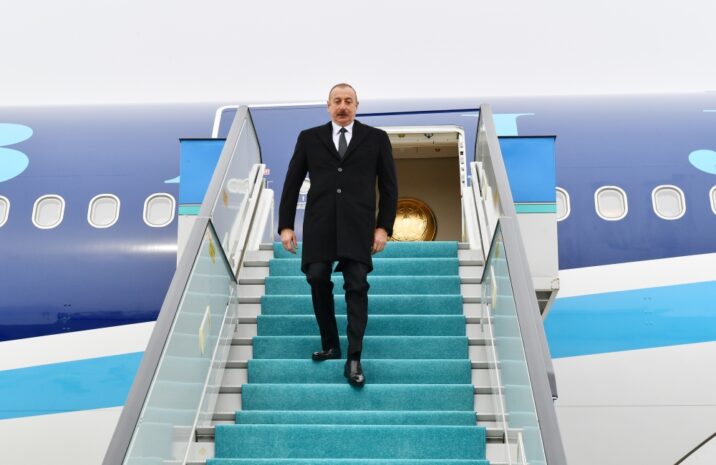 İlham Əliyev Rumıniyada səfərdədir