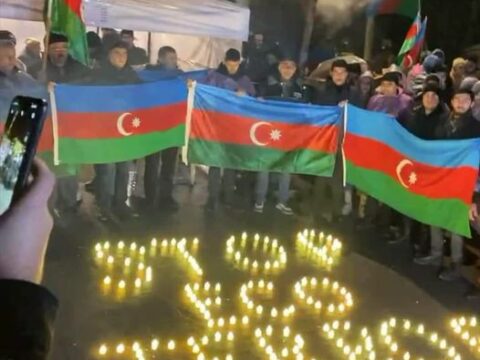 İsrail və Hindistan mediası Şuşa-Xankəndi yolundakı etiraz aksiyasından yazdı