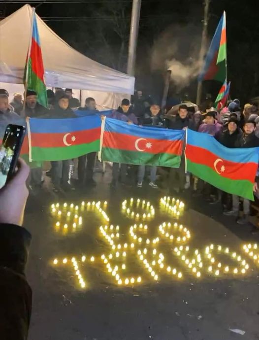 İsrail və Hindistan mediası Şuşa-Xankəndi yolundakı etiraz aksiyasından yazdı