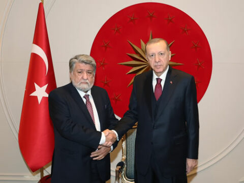 Ərdoğan Bolqarıstan spikerini qəbul etdi