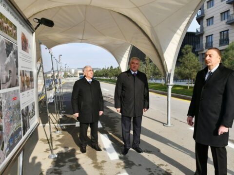 Bakı Ağ Şəhərin Mərkəzi Park Kvartalında bir sıra infrastruktur obyektlərinin inşası tamamlanıb