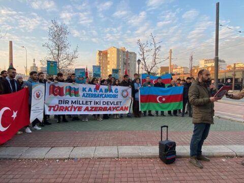 Eskişehirdəki soydaşlarımız Qarabağdakı ekoterrora son qoyulmasını tələb ediblər