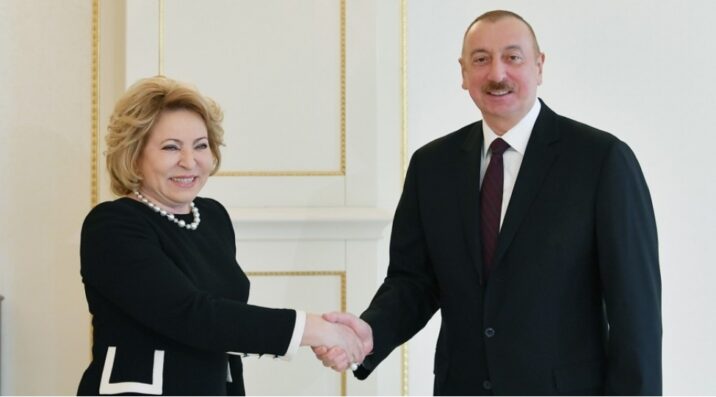 Matviyenkodan İlham Əliyevə təbrik MƏKTUBU 
