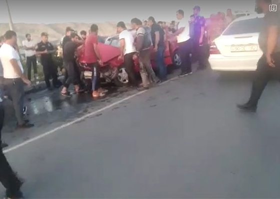 Bakıda polis ağır qəza törətdi