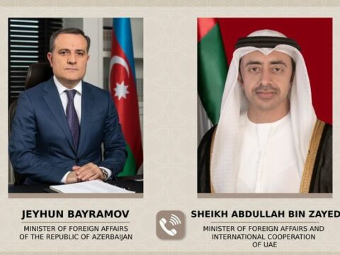 Ceyhun Bayramov BƏƏ-nin XİN başçısı ilə bölgədəki vəziyyəti MÜZAKİRƏ ETDİ