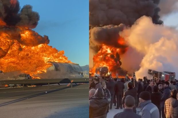 Bakıda dəhşətli qəzadan sonra partlayış olub: Ölən və xəsarət alanlar var