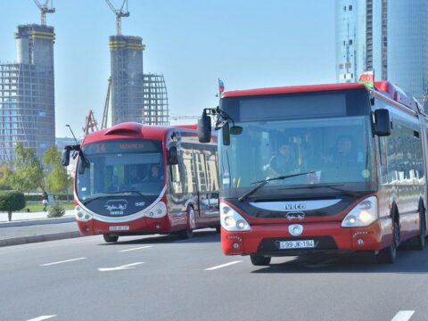 Bakıda 148 avtobus TIXACDA qalıb