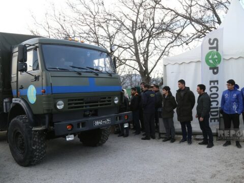 Sülhməramlıların daha dörd avtomobili aksiya keçirilən ərazidən maneəsiz hərəkət edib