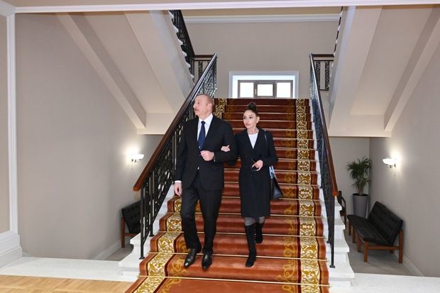 Prezident və xanımı Uşaq-Gənclər İnkişaf Mərkəzində yaradılan şəraitlə tanış olublar – FOTOLAR