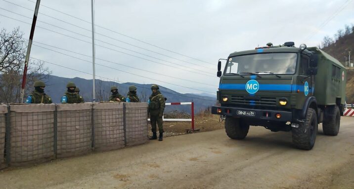 Sülhməramlıların daha bir avtomobilinin keçməsinə şərait yaradılıb