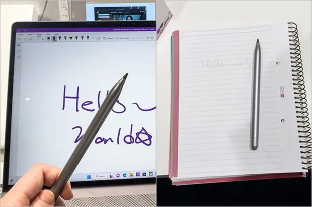 Həm sensorlu cihazlarda, həm də kağız üzərində yazan qələm hazırlandı