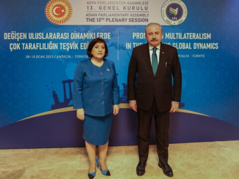 Sahibə Qafarova Şentopla görüşdü – YENİLƏNİB 